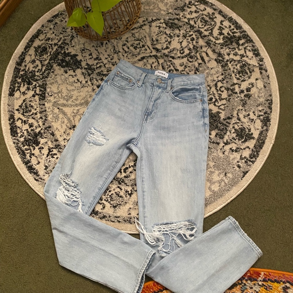 Pistola straight leg boyfriend jean